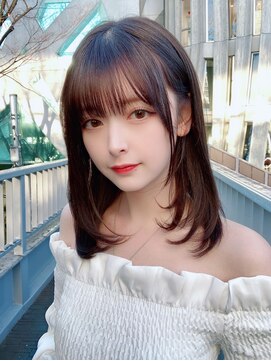 コア 銀座(COA) マロンベージュ/Aラインボブ/フェイスフレーミング[銀座]