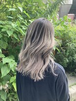 ラフ 難波店(LAFF)&nbsp;#黒髪#ボブルフ#ネビージュ#小顔#ワンレン