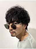 2.30代に人気◎大人のルードヘア波巻きツイストスパイラルパーマ