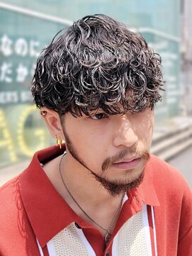 フィフス 原宿(fifth) 波巻きツイストスパイラルパーマツーブロックマッシュコンマヘア