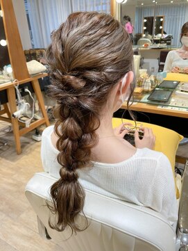 ネオリーブ チロル 横浜西口店(Neolive CiroL.) お呼ばれヘア あみおろしヘア☆
