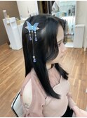 ストレートツインアレンジ