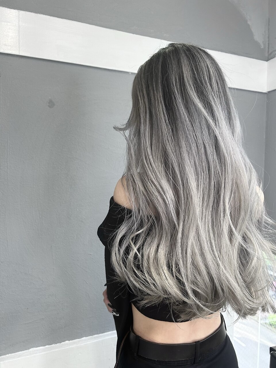 バレイヤージュ ハイライトカラー シルバーカラー：L182515096