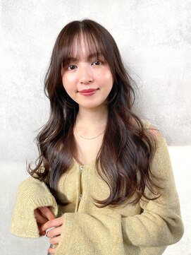 メゾンドイギー(MAISON de IGGY) 美髪エアリーロングマロンベージュブラウンカラーオリーブカラー