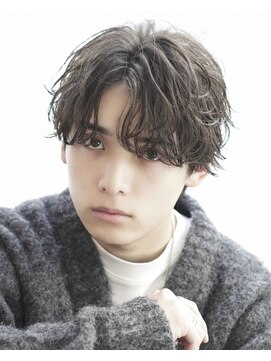 オーシャントーキョー 渋谷神南(OCEAN TOKYO) 波巻きパーマメンズツイストスパイラルパーマツーブロック