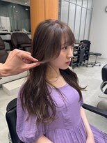 ガリカ 大名(Gallica)&nbsp;<オバマ>薄めバングに柔らかく透ける色素薄めオリーブベージュ