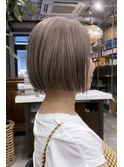 ベージュカラーボブ【ハイトーンカラー】
