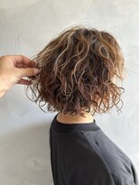 フクタ フロムヘアー(HUKUTA from hair)&nbsp;ボブ　パーマ×ハイライト