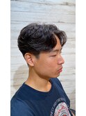 【カルマパーマ】毛流れセンターパート