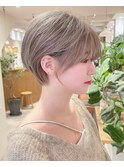 大人可愛いマッシュショートボブウルフカット◎30代40代50代60代