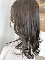 ヘアデザインファブロ イオンモール宮崎店(hair design FABRO.)&nbsp;【グレージュ/インナーカラー/艶髪/韓国風顔周り】