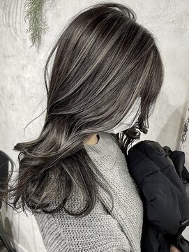 アポロ 横浜駅店(apollo) 横浜ハイライト/白髪ぼかし/ブリーチ//顔周りレイヤーカット長沼