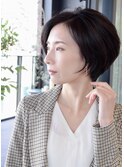 ワンサイドショート/ボブ/ブランジュ/ダブルバンク 表参道/青山