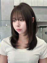 SSAW&nbsp;ナチュラルハッシュレイヤー＋オリーブブラウン