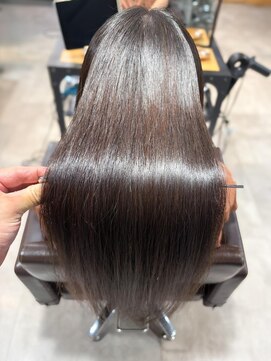 レオン(Re:ON) 縮毛矯正×ロングヘア