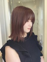 ソピ バイ インビテーション(sopi by invitation) ブリーチなしカラー ピンクベージュ ミディアムレイヤー