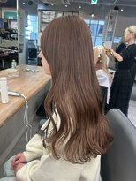 ベレーザ 渋谷(BELEZA)&nbsp;17128ダブルカラーモーブブラウンレイヤーカットココアブラウン