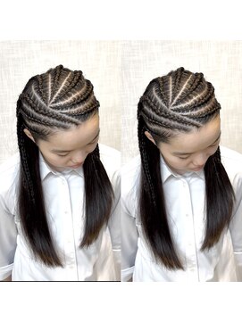 【デザインコーンロウ】#ブレイズ #コーンロウ #倉敷