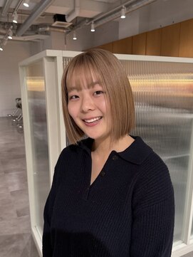 ブランコ 名古屋栄(BLANCO) ベージュカラーボブ