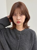 ラフ フロム ガーデン(Laf from GARDEN)&nbsp;ミディアム/レイヤーカット/顔周りカット/透明感カラー