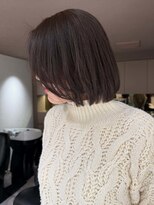 メゾンマイル 恵比寿(maison mile)&nbsp;オリーブグレージュ/透明感カラー/レイヤーカット/ボブ/恵比寿駅