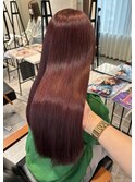 大人ガーリーダークアッシュ似合わせカットミディアムレイヤー