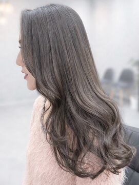 コタ 水戸(COHTA) レイヤーカットミルクティーベージュブリーチなしダブルカラー