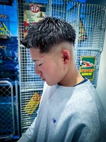 ブラック(BLACK) ボックスショート/メンズカット/メンズショート