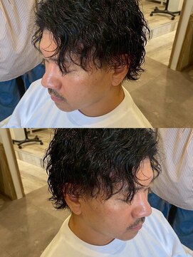 アフェクト 上大岡(affect) 刈り上げセンターパート/波巻きツイストスパイラル/上大岡