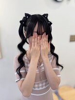 ヘアメイクアンドセットサロン リッコ(Hair make&set salon Ricco)&nbsp;【梅田ヘアセット】リボンツインテール