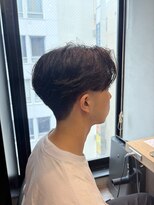 スタイルメンズ 藤沢(STYLE MEN)&nbsp;STYLE MENメンズカットリバースセンターパートニュアンスパーマ