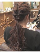 ＊大人かわいいカジュアルヘアアレンジ　パーティ　辻幸奈