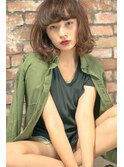 【cotton平塚】アンニュイロブ/ランダムパーマ/くせ毛風