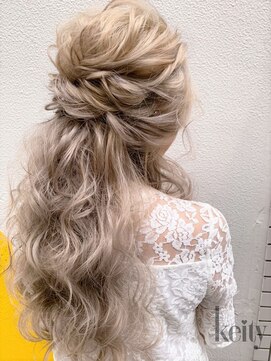 ケイティ(Keity) ふわふわハーフアップ☆ 【TEL予約でお得】￥2300→￥2100