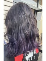 ヘアデザイン ファブロ(hair design FABRO.)&nbsp;－ ダークグレーアッシュ × バイオレット －