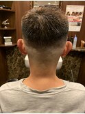 フェードカット　サイドグラデーション　田町　理容室　