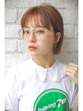 カライング(ing) 【+～ing 】切りっぱなしシースルーミニボブ【柳沼くるみ】