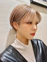 マックス フォー ヘアー(MAX FOR HAIR) 【デザインカラー】綺麗なマッシュショート×ハイトーンカラー◎