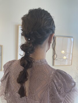 ラヴィズム 松崎店(LUVISM) ツイスト×ぽこぽこ 結婚式ヘアセット