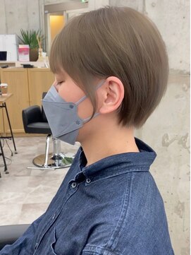 アロ 大阪梅田(alo) 【松本 聖】ハイトーンショート丸み《大阪梅田駅/ブリーチ》