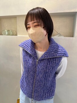 リィベ(Liibe) guest snap#チビウルフ#マッシュショート#フェイスレイヤー