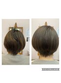 前下がりグラデーションボブ