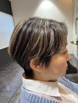ヘアメイク ジール 羽黒店 ハイライトショート