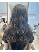 ロングレイヤー　パーマ