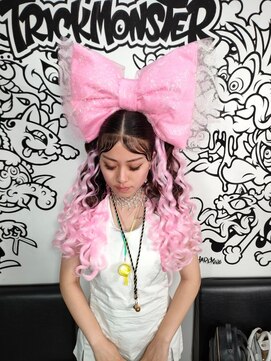 トリックストア(TRICK STORE) ピンク可愛いアップスタイル