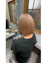 オズ 郡山桑野店(OZ) イメチェンハッシュカットフルバング似合わせレッドブラウン