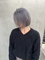 アンバー(UMBER)&nbsp;グレー　全頭ブリーチ