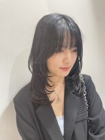 ウクラ バイ レシッド 池袋(uchla by rcid)&nbsp;大人韓国レイヤー顔周りレイヤーカット小顔ワンカールネビージュ