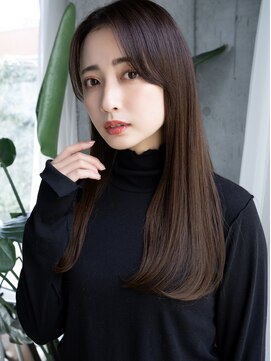 レノラ 本町(LENORA) 20代30代大人かわいいナチュラル暗髪エアーストレートヘア