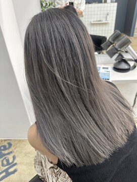 ネイビー(Navy) シルバーコントラスト